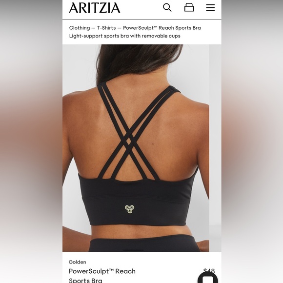 Golden
PowerSculpt Reach Sports Bra from Aritzia - Picture 2 of 9